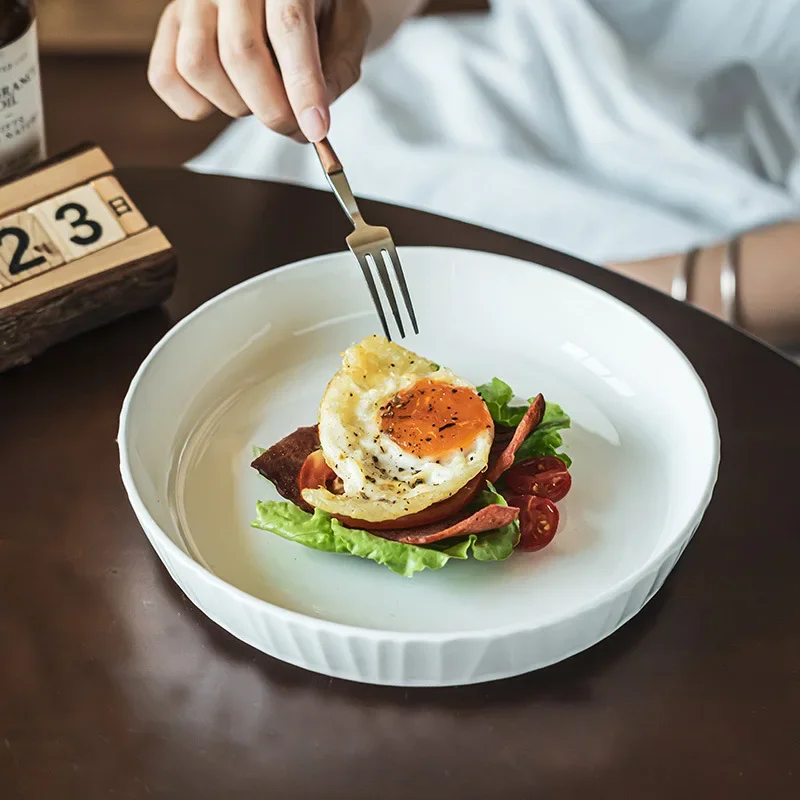 Simple and Practical Ceramic Dishes Home Good-looking and Versatile Western Food Steak Large Tableware Plates Wholesale
Simple and Practical Ceramic Dishes Home Good-looking and Versatile Western Food Steak Large Tableware Plates Wholesale