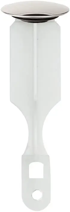 2 Hole Pop-Up Stopper, Chrome, Universal Fit for Most Drains
2 Hole Pop-Up Stopper, Chrome, Universal Fit for Most Drains