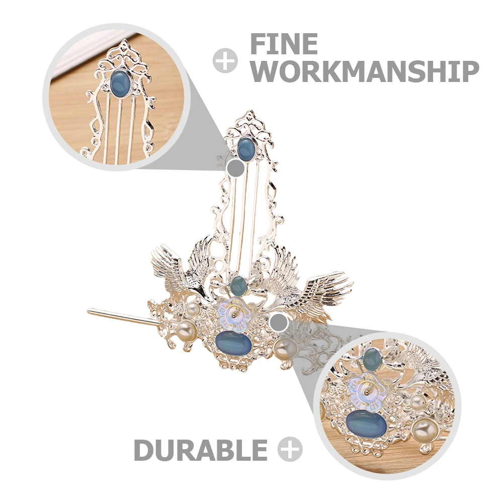 1 set Crane Hairpin Retro Chinese Style Hair Stick Crown Elegant Metal Wedding Performance Costumes Traditional Accessories
1 set Crane Hairpin Retro Chinese Style Hair Stick Crown Elegant Metal Wedding Performance Costumes Traditional Accessories