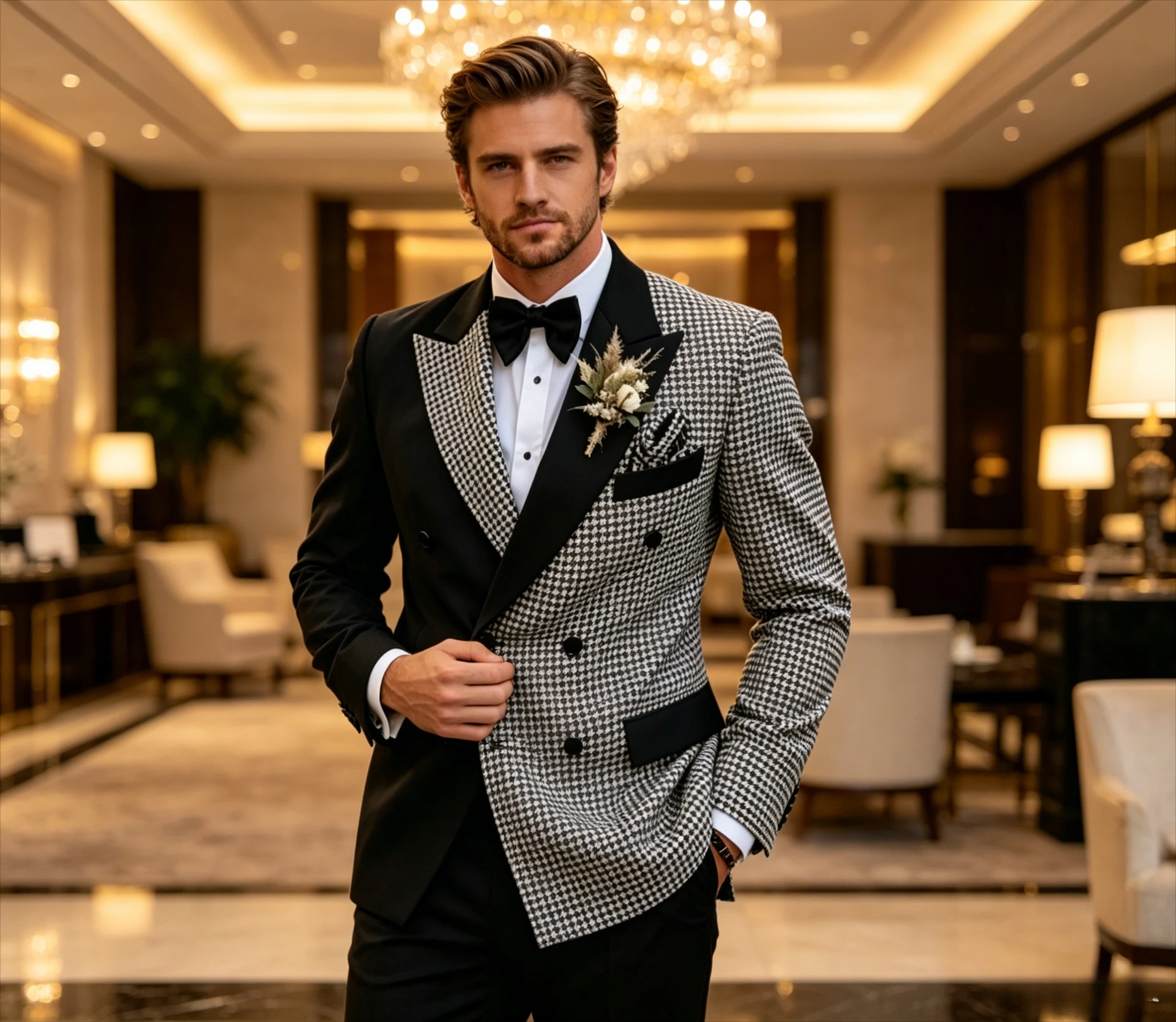 Formal Occasion White And Black Men Suit Groom Groomsman Wedding Party Prom Male Business Tuxedos 2 Piece Set Blazer Pants
Formal Occasion White And Black Men Suit Groom Groomsman Wedding Party Prom Male Business Tuxedos 2 Piece Set Blazer Pants
