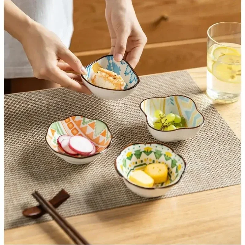 Soy Sauce Saucer Household Ceramic Saucer Side Dish Snack Dish Condiment Dish
Soy Sauce Saucer Household Ceramic Saucer Side Dish Snack Dish Condiment Dish