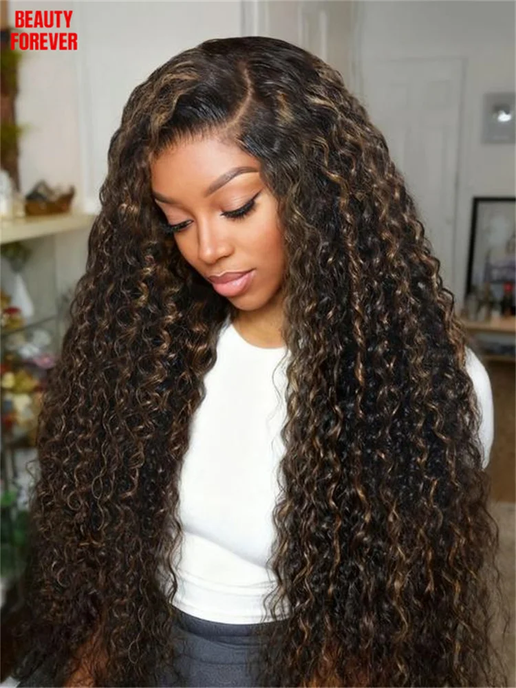 Beautyforever Brown Highlight Wig Jerry Curly Pre Cut Lace Front Human Hair Wig 7x5 Bye Bye Knots Glueless Wig with Drawstring
Beautyforever Brown Highlight Wig Jerry Curly Pre Cut Lace Front Human Hair Wig 7x5 Bye Bye Knots Glueless Wig with Drawstring