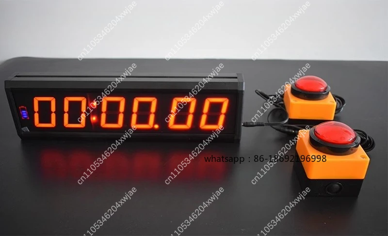 Competition Relay Stopwatch with Dual Lap Split Timer, Large Display Electronic Clock for Sports Events & Training
Competition Relay Stopwatch with Dual Lap Split Timer, Large Display Electronic Clock for Sports Events & Training