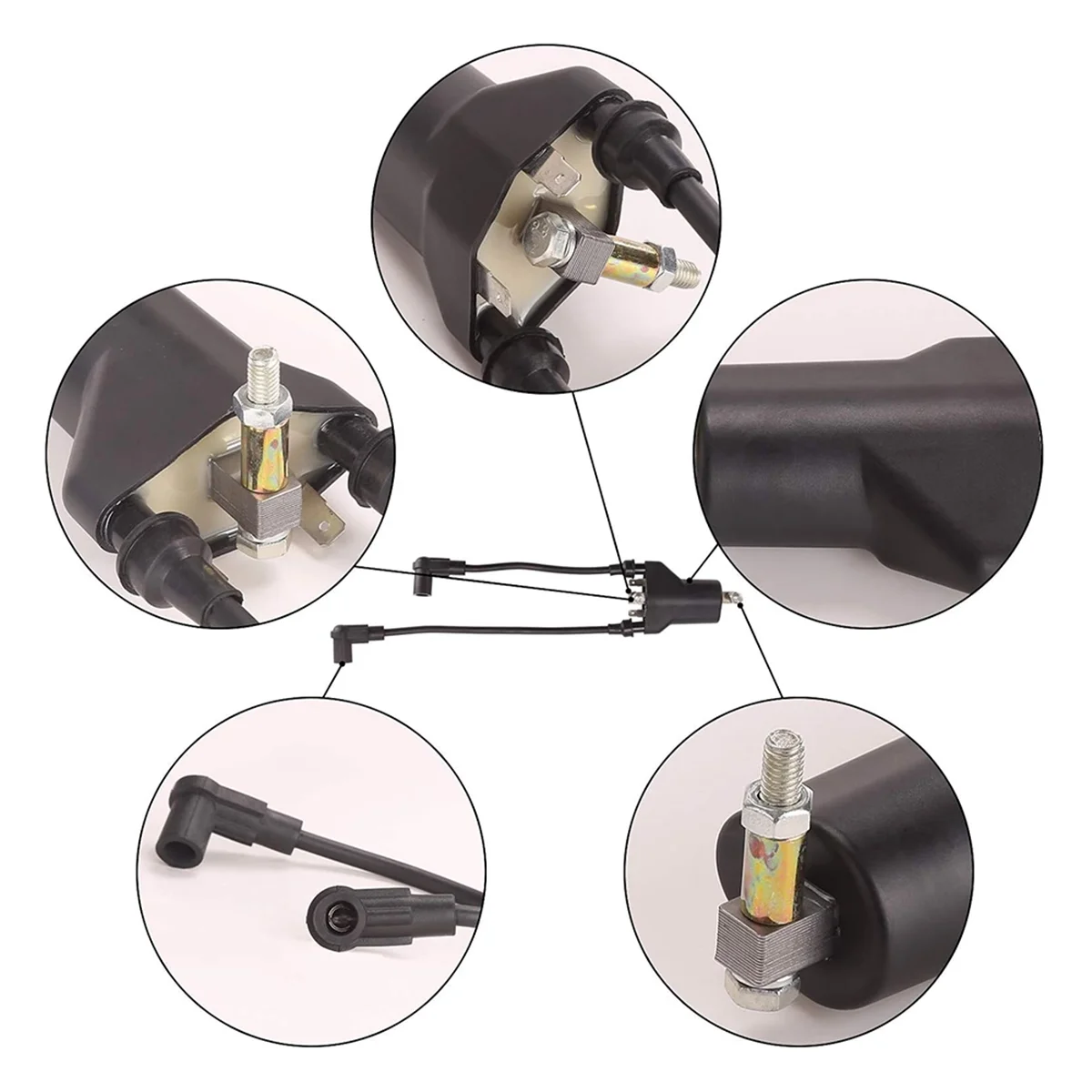 AA85 Dual Ignition Coil Pack for Golf Cart Marathon 4-Cyl 1993-2003 - Replaces 26652G01
AA85 Dual Ignition Coil Pack for Golf Cart Marathon 4-Cyl 1993-2003 - Replaces 26652G01