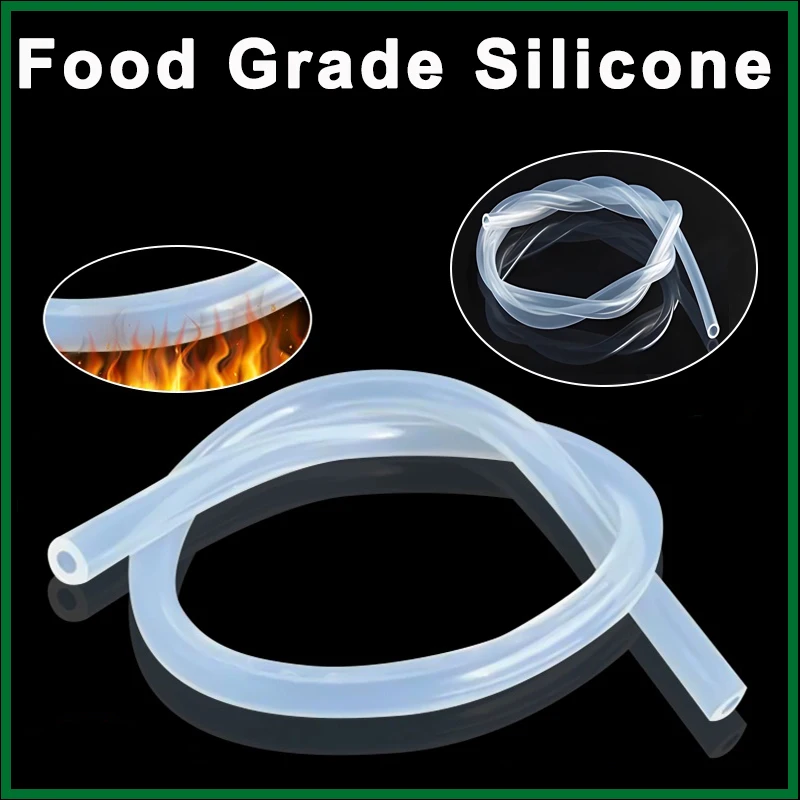 1/5/10M Food Grade Transparent Silicone Rubber Hose ID 1 2 3 4 5 6 7 8 9 10 12 13 14mm O.D Flexible Nontoxic Silicone Tube
1/5/10M Food Grade Transparent Silicone Rubber Hose ID 1 2 3 4 5 6 7 8 9 10 12 13 14mm O.D Flexible Nontoxic Silicone Tube