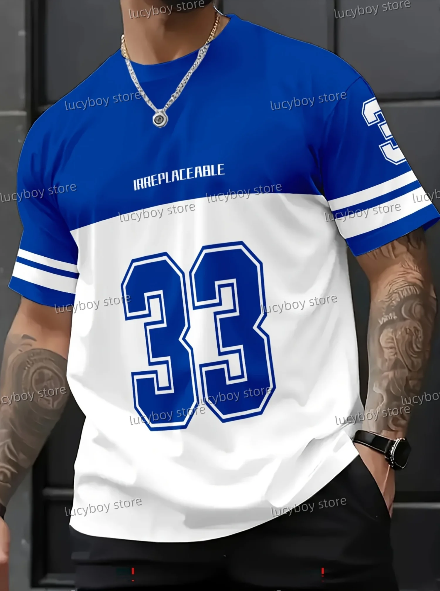 2025 t shirt homme Man Short Sleeve number 33 print PLUS SIZE stripe T-Shirt Vintage lightweight Jersey Tees Men Clothing
2025 t shirt homme Man Short Sleeve number 33 print PLUS SIZE stripe T-Shirt Vintage lightweight Jersey Tees Men Clothing