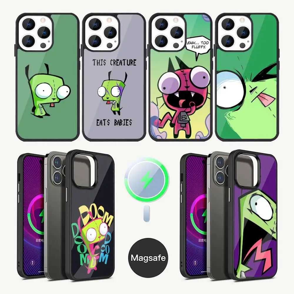 Cartoon I-Invader Z-Zim Phone Case For iPhone 17,16,15,14,13,12,11,Plus,Pro,Max Mini Magsafe Magnetic Wireless Charging
Cartoon I-Invader Z-Zim Phone Case For iPhone 17,16,15,14,13,12,11,Plus,Pro,Max Mini Magsafe Magnetic Wireless Charging