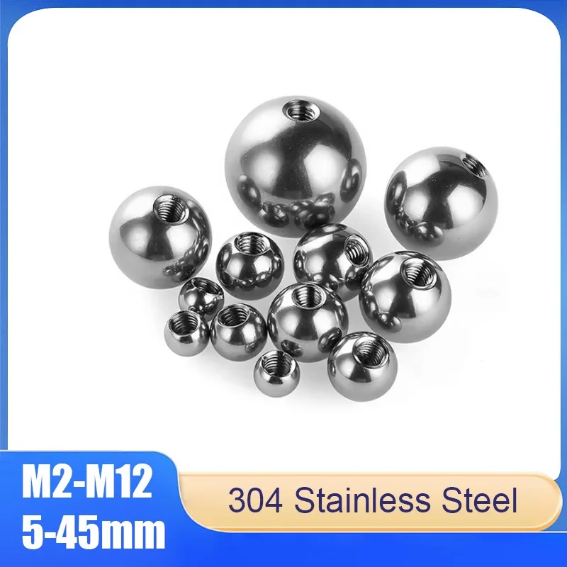 1-50Pcs Half-hole Female Thread Blind Holes Balls M2M3 M4 M5 M6-M12 304 Stainless Steel Drilling Balls Metric Female Thread Ball
1-50Pcs Half-hole Female Thread Blind Holes Balls M2M3 M4 M5 M6-M12 304 Stainless Steel Drilling Balls Metric Female Thread Ball