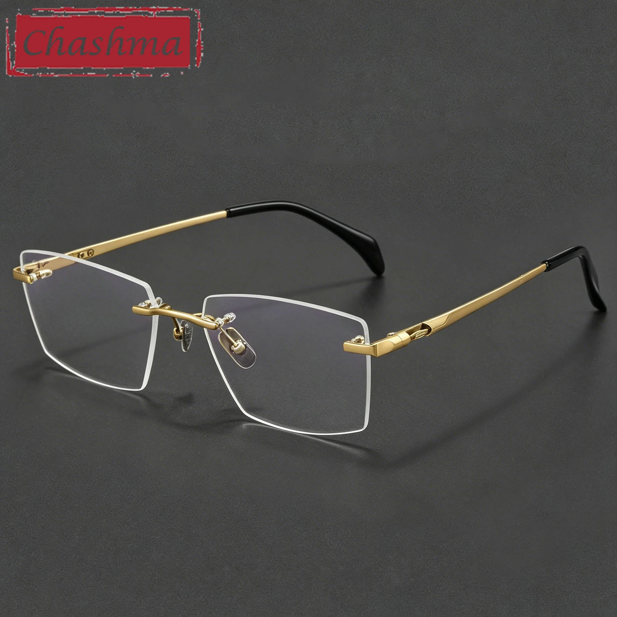Chashma Rimless Gafas Prescription Glasses Wide Eyeglasses Frame Men Oversize Pure Titanium High End Ultra Light Eyewear Male
Chashma Rimless Gafas Prescription Glasses Wide Eyeglasses Frame Men Oversize Pure Titanium High End Ultra Light Eyewear Male