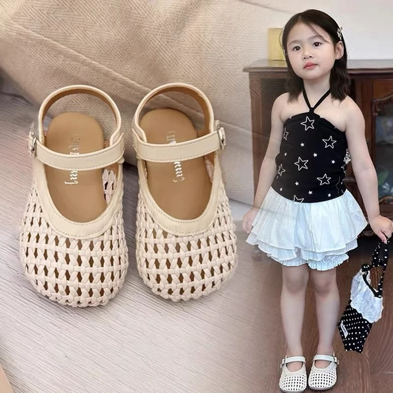 Children's Sandals 2026 Summer New Children's Sandals Non Slip Soft Sole Knitted Comfortable and Breathable Princess Shoes
Children's Sandals 2026 Summer New Children's Sandals Non Slip Soft Sole Knitted Comfortable and Breathable Princess Shoes