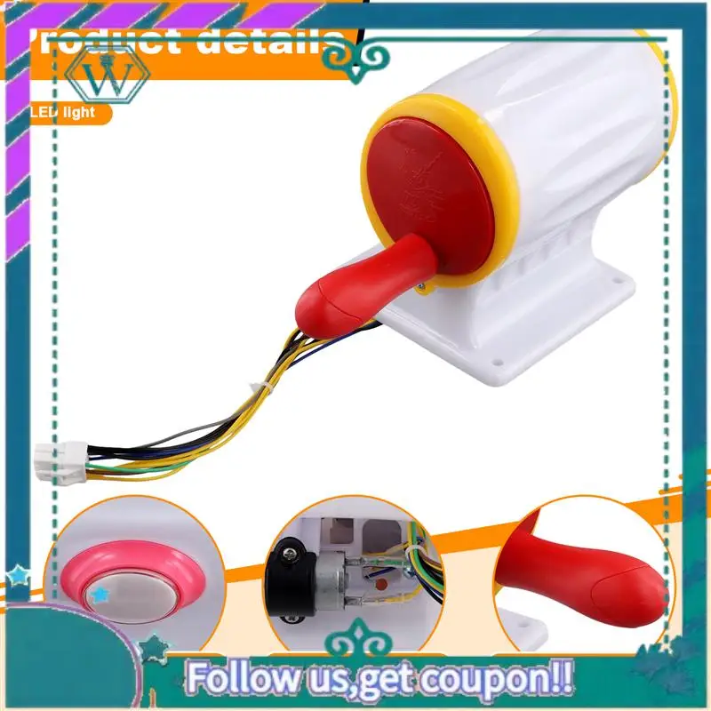 Upgraded 12V Fishing Hand Cranked Handle Joystick Catch Hunt Button Controller For Arcade Video Game Machine
Upgraded 12V Fishing Hand Cranked Handle Joystick Catch Hunt Button Controller For Arcade Video Game Machine