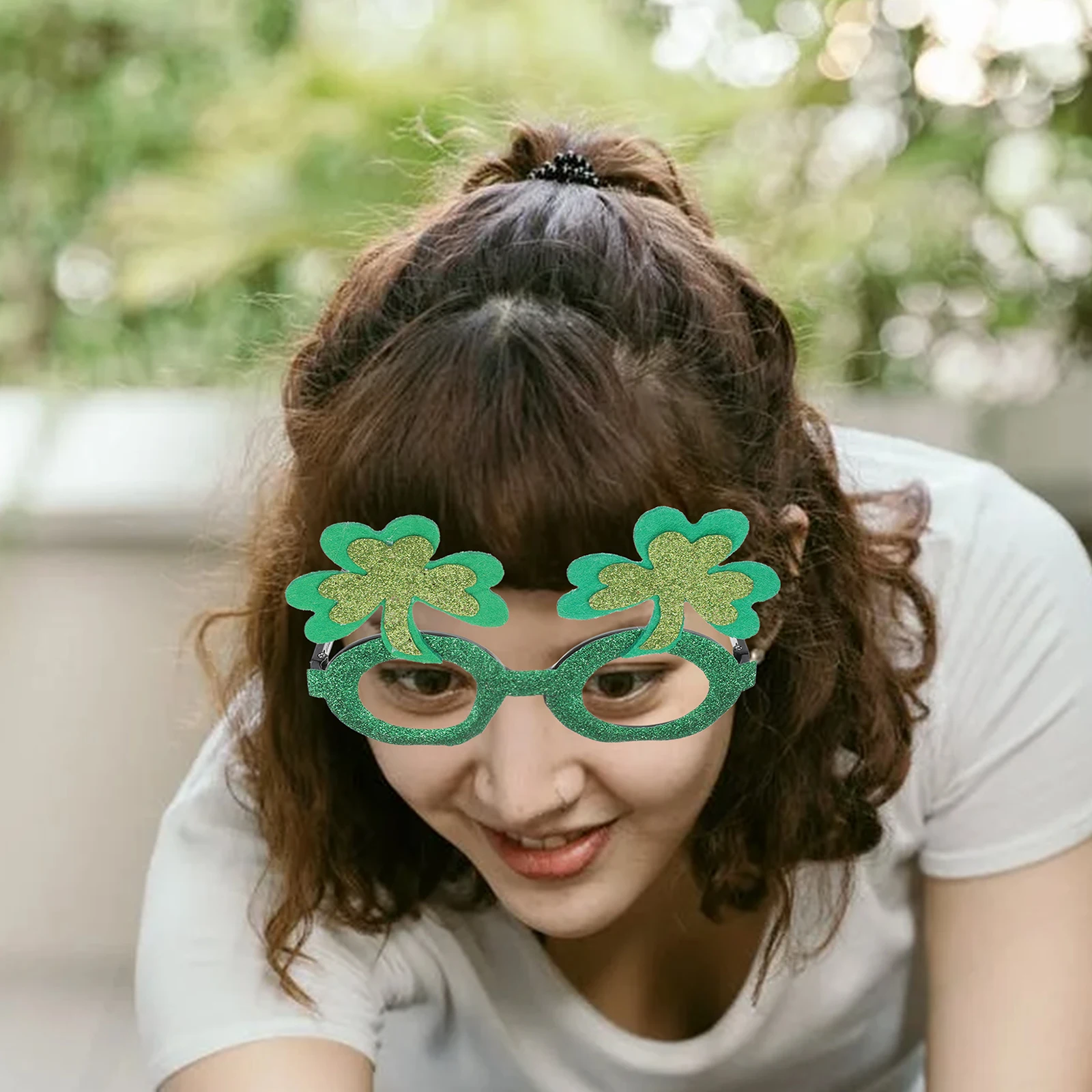 4pcs Clover Glasses Green Shamrock St Patricks Day Eyeglasses Party Props Lightweight Plastic Material
4pcs Clover Glasses Green Shamrock St Patricks Day Eyeglasses Party Props Lightweight Plastic Material