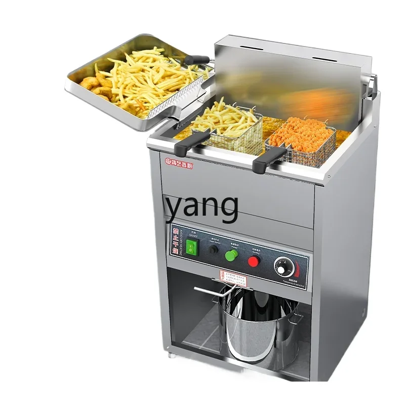 YJQ Electric Fryer Fryer Single Cylinder Vertical Large Capacity Double Cylinder Fritter Special
YJQ Electric Fryer Fryer Single Cylinder Vertical Large Capacity Double Cylinder Fritter Special