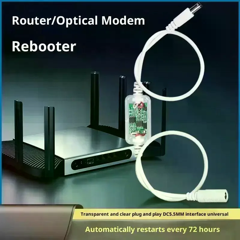 1Pcs Timing 24H Automatic Power Off Reset Line DC 5V-15V 5.5x2.1mm Rout-er Rebooter WiFi Reset Router Timing Restart Module
1Pcs Timing 24H Automatic Power Off Reset Line DC 5V-15V 5.5x2.1mm Rout-er Rebooter WiFi Reset Router Timing Restart Module