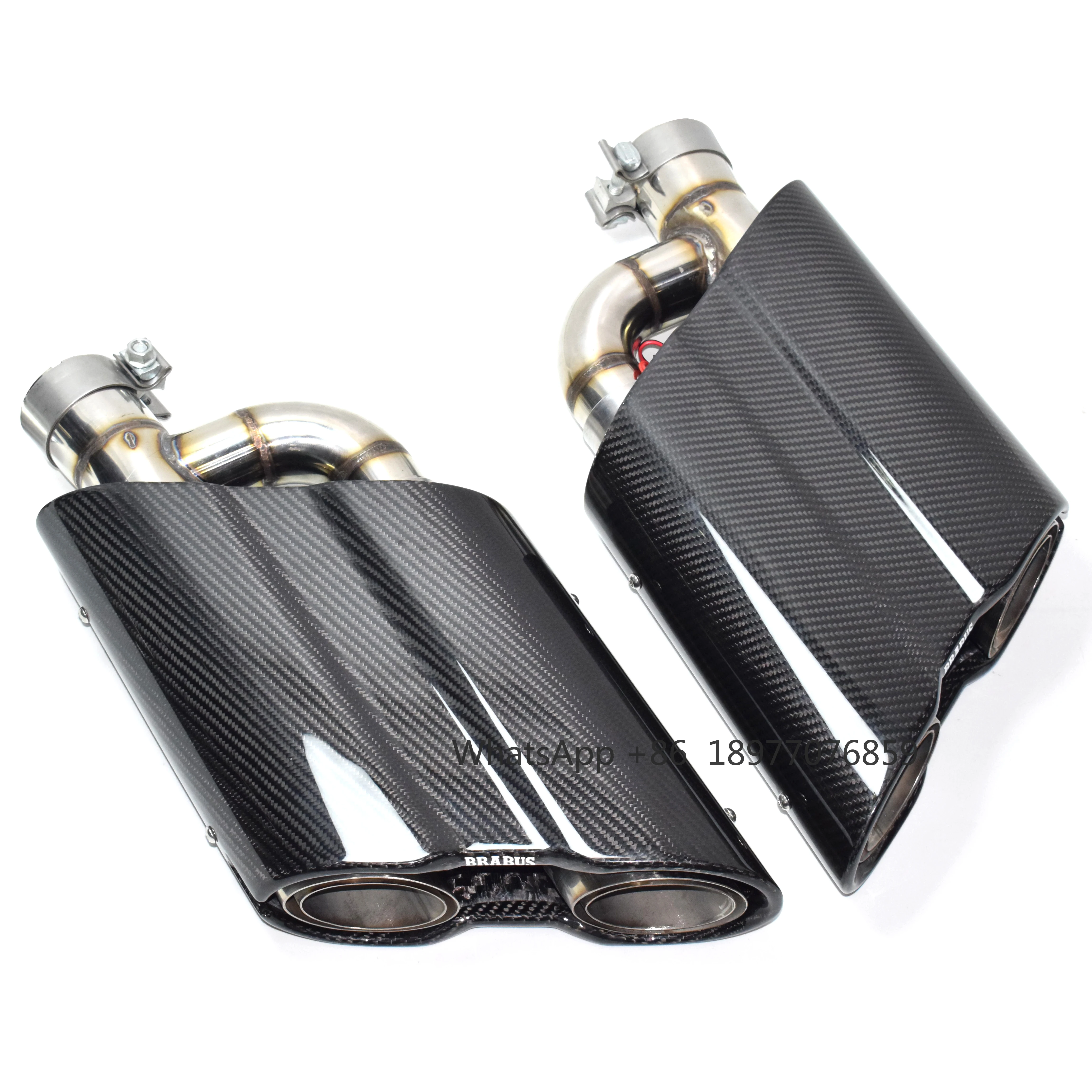 High Quality LED Rocket Carbon Exhaust Pipe Muffler Stainless Steel Tailpipe For Mercedes Benz G-Class W463 W464 G63 G500
High Quality LED Rocket Carbon Exhaust Pipe Muffler Stainless Steel Tailpipe For Mercedes Benz G-Class W463 W464 G63 G500