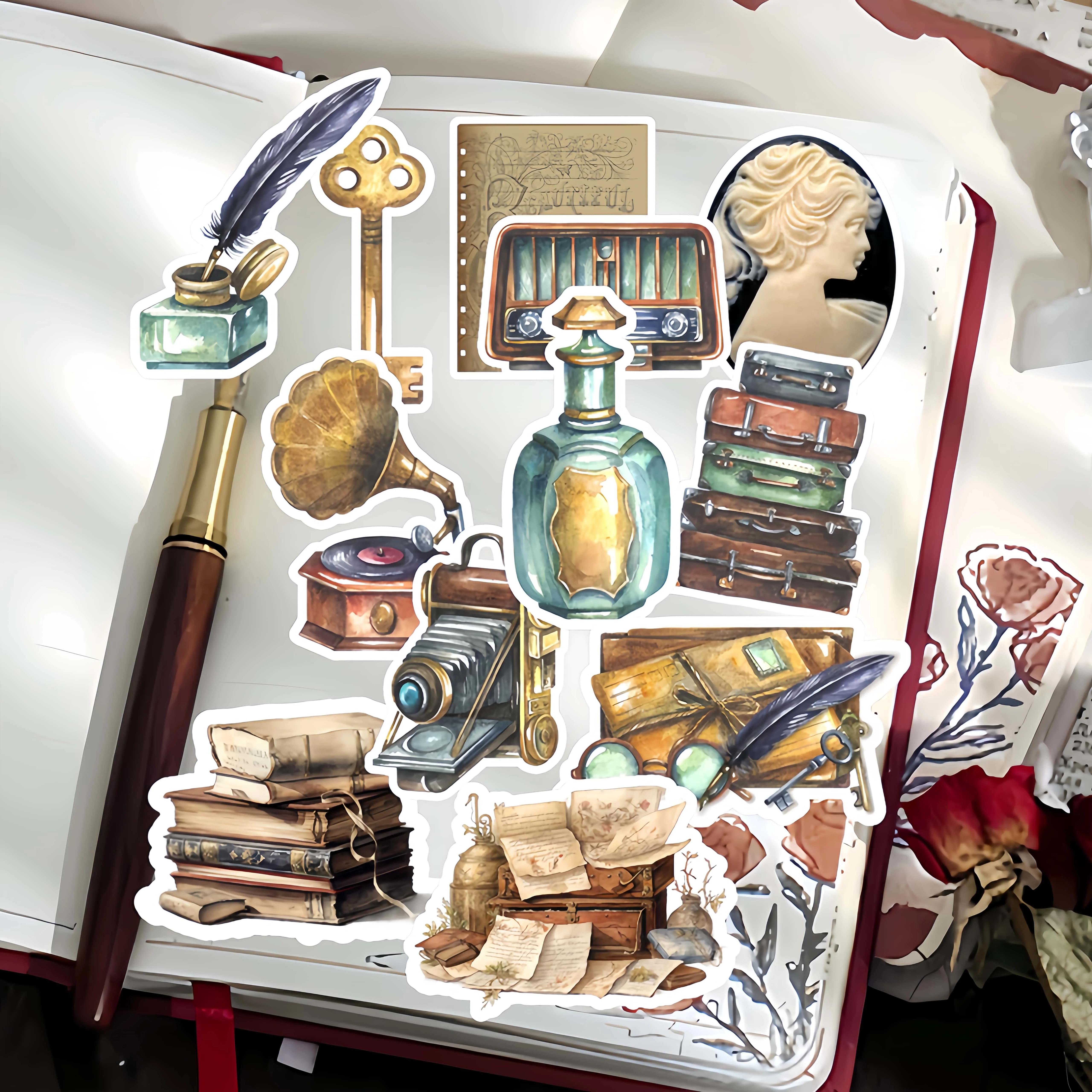 18pcs Cute Watercolor Vintage envelope kraft paper typewriter Stickers For Waterproof Bike Phone Book Travel Luggage Bomb Decals
18pcs Cute Watercolor Vintage envelope kraft paper typewriter Stickers For Waterproof Bike Phone Book Travel Luggage Bomb Decals