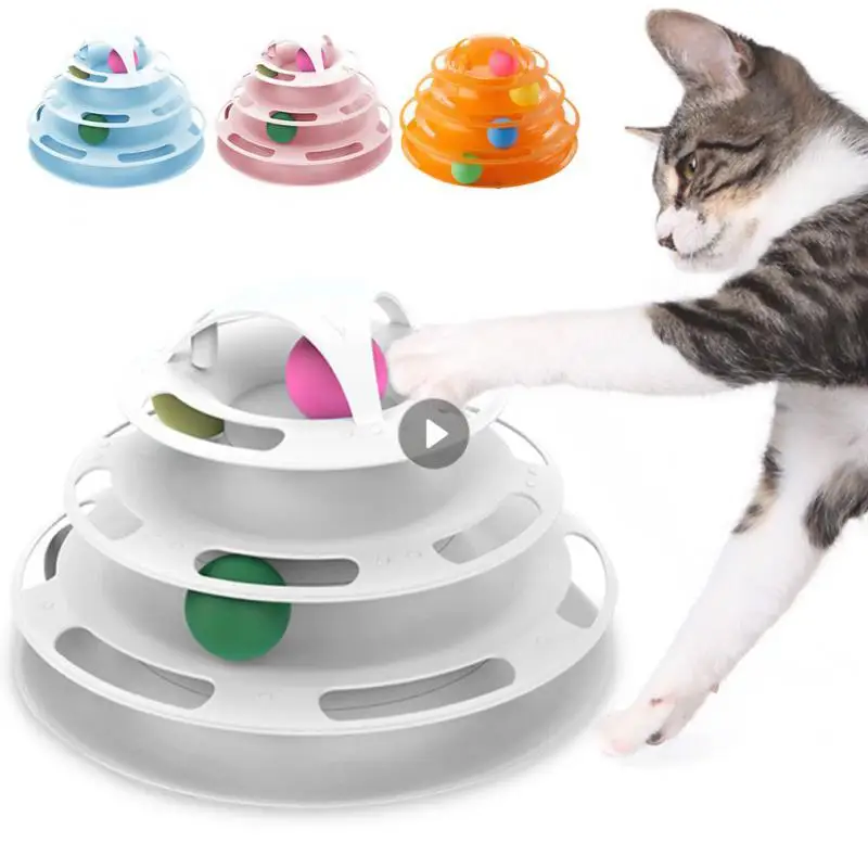 Pet Cat Tower Cat Toy Tumbler Training Four Layer Practical Safe Cats Ball Chew Scratch Training Toys Anti Asphyxia Creative
Pet Cat Tower Cat Toy Tumbler Training Four Layer Practical Safe Cats Ball Chew Scratch Training Toys Anti Asphyxia Creative
