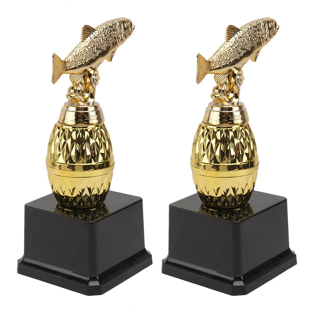 2 Pcs Fish Trophy Honor Children's Trophies Toy Desktop Beautiful Kids Reward Plastic Competition Cups
2 Pcs Fish Trophy Honor Children's Trophies Toy Desktop Beautiful Kids Reward Plastic Competition Cups