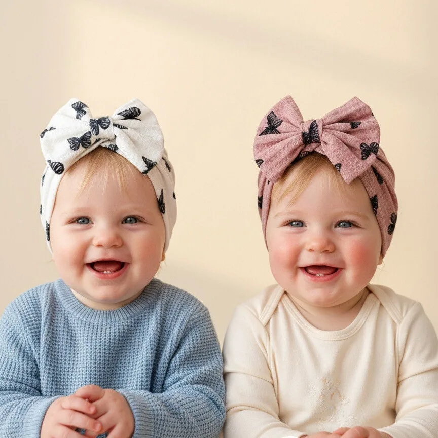 20 PCS/Lot, Butterfly Print Knot Bow Baby Turban Beanie Hat For Spring Summer Infant Newborn Hospital India Hat
20 PCS/Lot, Butterfly Print Knot Bow Baby Turban Beanie Hat For Spring Summer Infant Newborn Hospital India Hat
