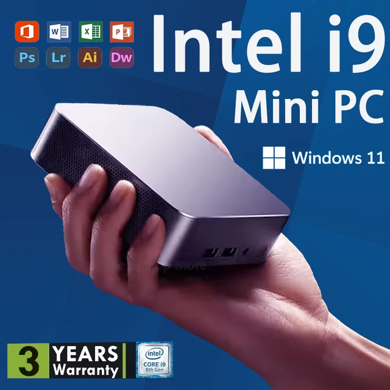 Портативный геймерский настольный мини-ПК Intel Core i9 8950HK 16 ГБ ОЗУ 1 ТБ SSD Windows 11 Wi-Fi6 Мини-компьютер для бизнеса и офиса Настольный ПК
Портативный геймерский настольный мини-ПК Intel Core i9 8950HK 16 ГБ ОЗУ 1 ТБ SSD Windows 11 Wi-Fi6 Мини-компьютер для бизнеса и офиса Настольный ПК