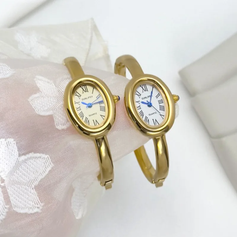 Famous Brand Women Watch Gold Quartz Wristwatch Fashion Luxury Gift Ladies Rome Dial Bracelet Watch Dropshipping Reloj De Mujer
Famous Brand Women Watch Gold Quartz Wristwatch Fashion Luxury Gift Ladies Rome Dial Bracelet Watch Dropshipping Reloj De Mujer