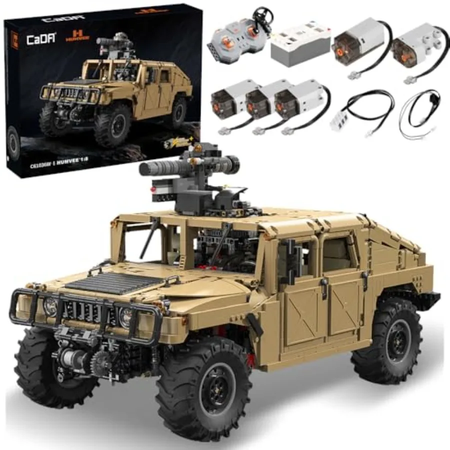 RC climbing car building block set for off-road vehicle modeling, ABS plastic, black and gray, 3935PCS with power function and
RC climbing car building block set for off-road vehicle modeling, ABS plastic, black and gray, 3935PCS with power function and
