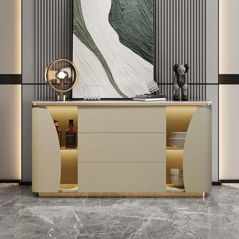 Minimalist light luxury dining side cabinet wine cabinet living room against the wall high-end locker custom modern wind entranc
Minimalist light luxury dining side cabinet wine cabinet living room against the wall high-end locker custom modern wind entranc