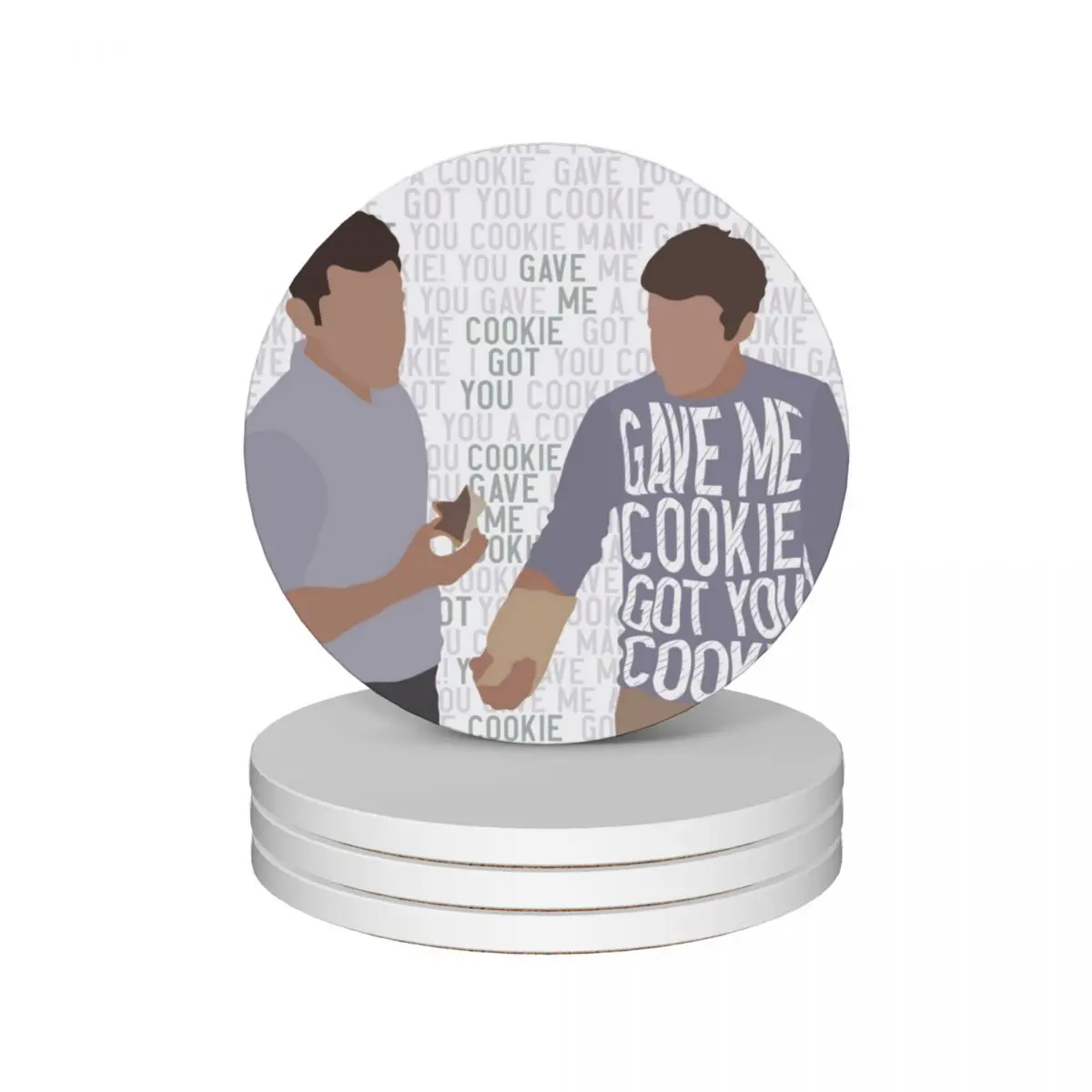 Got me cookie, got you cookie Ceramic Coasters (Set of 4) household utensils kitchen custom Coasters
Got me cookie, got you cookie Ceramic Coasters (Set of 4) household utensils kitchen custom Coasters