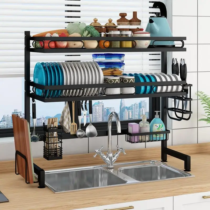 Kitchen Sink Rack Overhead Bowl Drainer Dish Drainer Faucet Dish Storage Rack Carbon Steel Kitchen Storage Organizer Shelf
Kitchen Sink Rack Overhead Bowl Drainer Dish Drainer Faucet Dish Storage Rack Carbon Steel Kitchen Storage Organizer Shelf