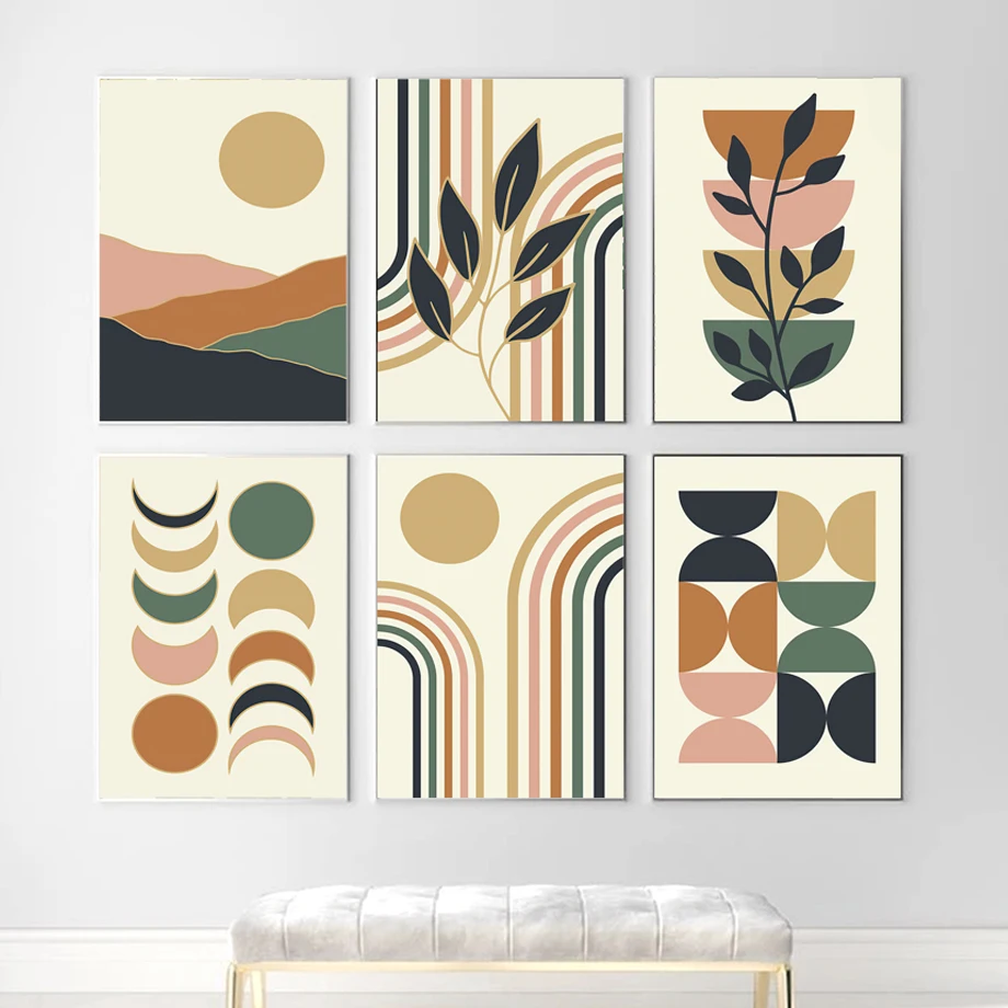 Boho Sun Moon Mountain Rainbow Leaf Abstract Posters Wall Art Pictures Nordic Bedroom Living Room Decor Prints Canvas Painting
Boho Sun Moon Mountain Rainbow Leaf Abstract Posters Wall Art Pictures Nordic Bedroom Living Room Decor Prints Canvas Painting