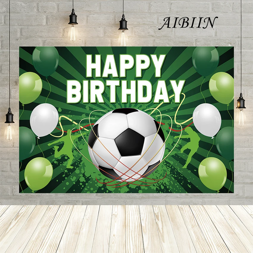 AIBIIN Happy Birthday Backdrop Customizable Football Theme Portrait Backdrop Studio Prop Photography Background Decorations
AIBIIN Happy Birthday Backdrop Customizable Football Theme Portrait Backdrop Studio Prop Photography Background Decorations