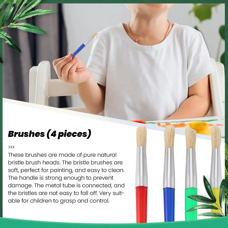 (NEW) 9 Pcs No Spill Paint Cups Set With Paint Brushes And Paint Tray Palette, Paint Cups With Lids For Kids Art Painting
(NEW) 9 Pcs No Spill Paint Cups Set With Paint Brushes And Paint Tray Palette, Paint Cups With Lids For Kids Art Painting