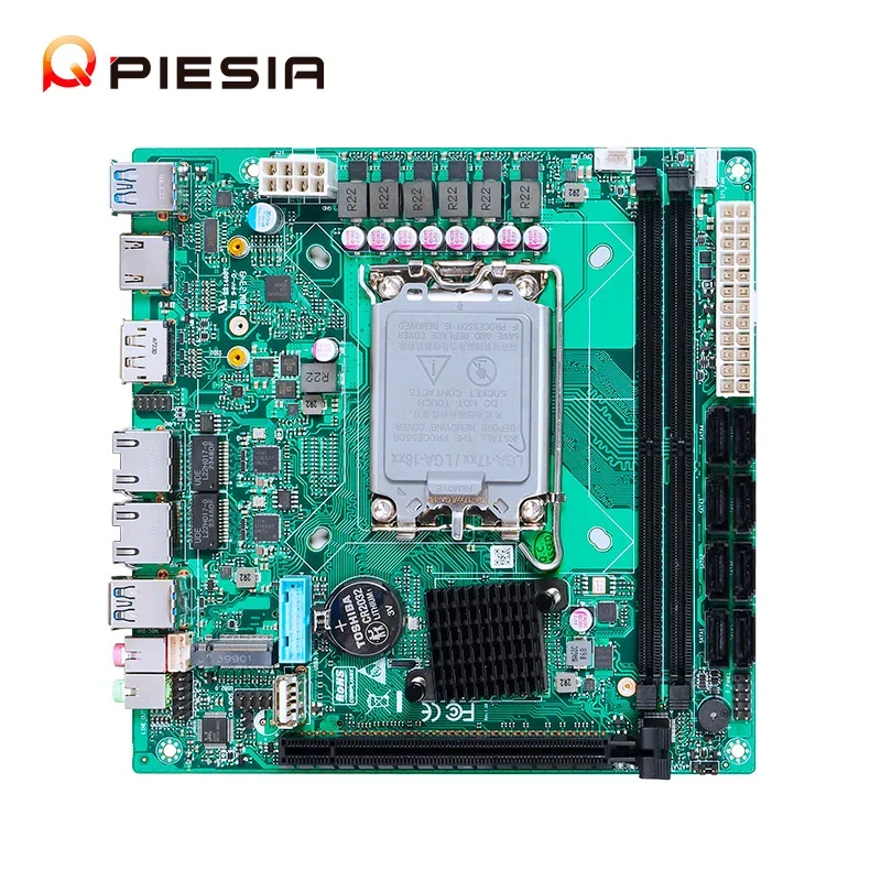 Piesia NAS Storage Mainboard 8 SATA H670 Nas Board DDR5 3* M.2 X86 Server Nas ITX Motherboard With Cpu 12th Gen LGA 1700 Q670
Piesia NAS Storage Mainboard 8 SATA H670 Nas Board DDR5 3* M.2 X86 Server Nas ITX Motherboard With Cpu 12th Gen LGA 1700 Q670
