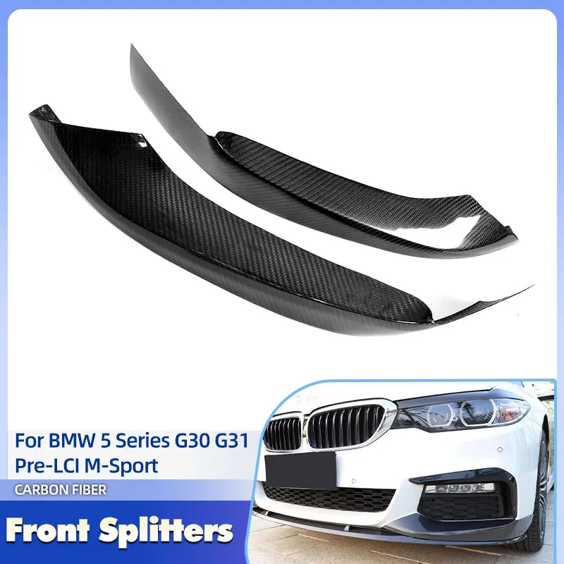 Передний бампер автомобиля, разветвители из углеродного волокна для BMW 5 серии G30 G31 Pre-LCI M-Sport 2017-2020, передние разветвители, фартук, клапаны FRP
Передний бампер автомобиля, разветвители из углеродного волокна для BMW 5 серии G30 G31 Pre-LCI M-Sport 2017-2020, передние разветвители, фартук, клапаны FRP