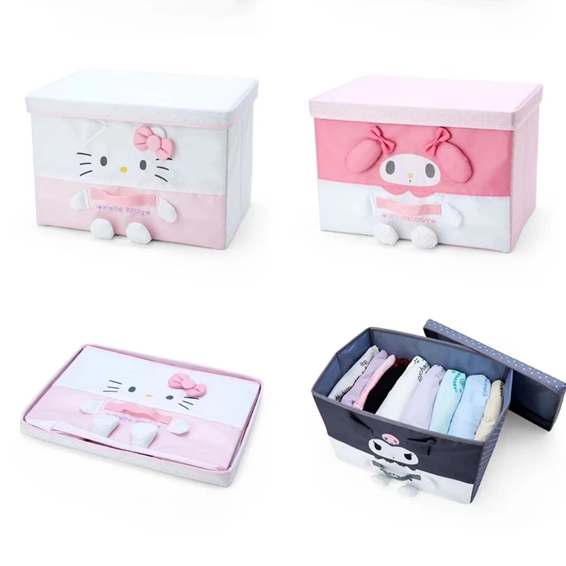 Милая аниме шкатулка для хранения Hello Kitty милый мультяшный My Melody Kuromi складной органайзер для игрушек для девочек
Милая аниме шкатулка для хранения Hello Kitty милый мультяшный My Melody Kuromi складной органайзер для игрушек для девочек