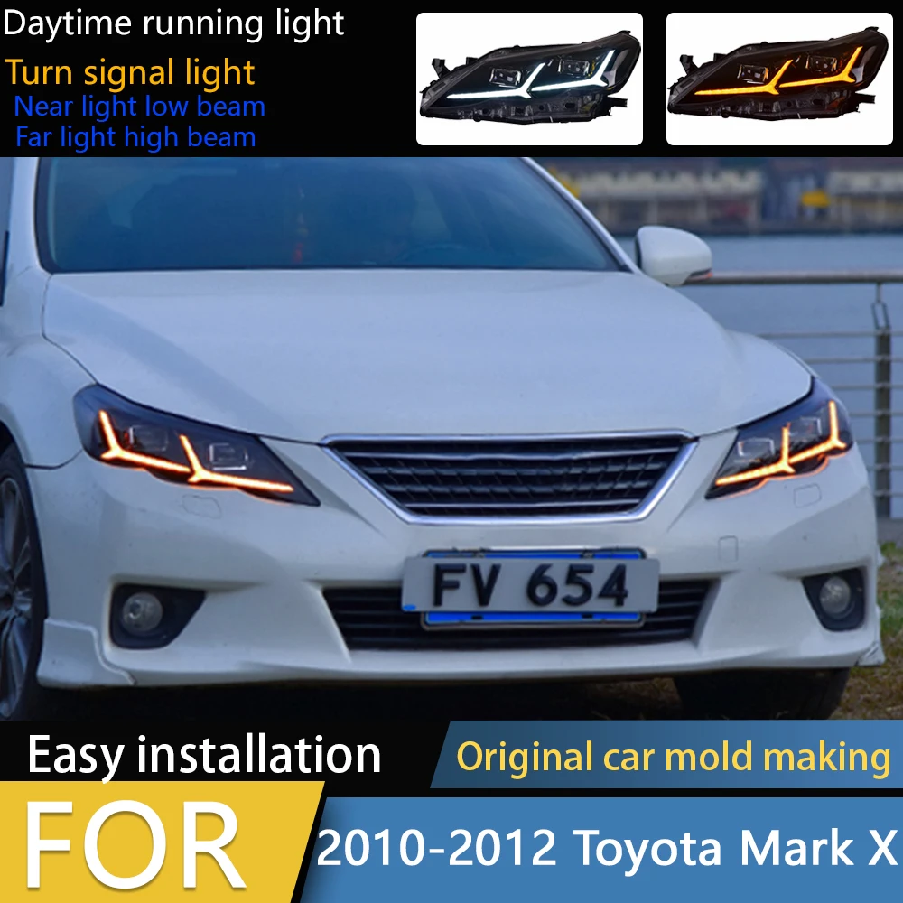 Car Styling for Toyota Mark X Headlights 2010-2012 Reiz LED Headlight LED DRL Animation Bi Xenon Head Lamp Auto Accessories
Car Styling for Toyota Mark X Headlights 2010-2012 Reiz LED Headlight LED DRL Animation Bi Xenon Head Lamp Auto Accessories