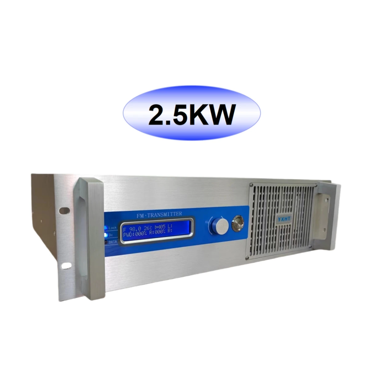 YXHT-1, 2500W 3U FM Transmitter 2.5KW Stereo Broadcast Equipment For School, Church, Radio Stations
YXHT-1, 2500W 3U FM Transmitter 2.5KW Stereo Broadcast Equipment For School, Church, Radio Stations