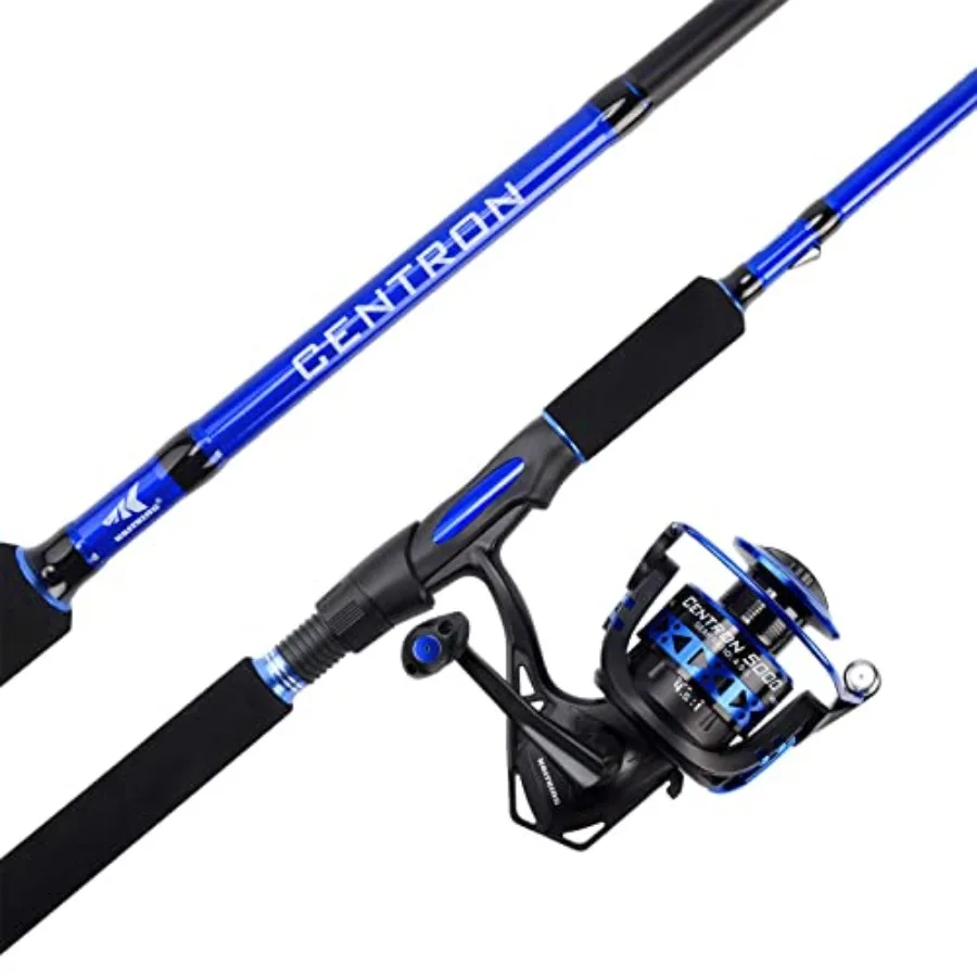 Fishing Rod and Reel Combo, Spinning & Baitcasting Combos, 2Pc Blanks, Stainless Steel Guides with Ceramic Rings, Spin-8' H,5000
Fishing Rod and Reel Combo, Spinning & Baitcasting Combos, 2Pc Blanks, Stainless Steel Guides with Ceramic Rings, Spin-8' H,5000