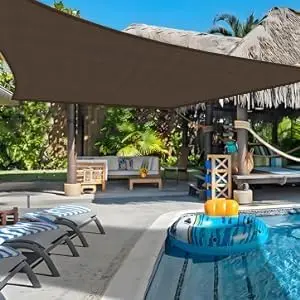 20'x 26' Rectangle Sun Shade Sail Brown UV Block Outdoor Canopy for Patio Garden Carport
20'x 26' Rectangle Sun Shade Sail Brown UV Block Outdoor Canopy for Patio Garden Carport