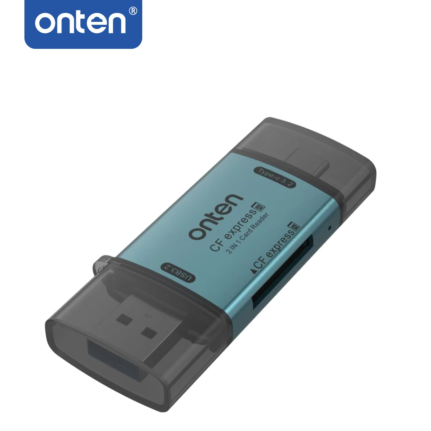 ONTEN Original OTN-CR632 10G USB-A AND USB-C CFE-A Card Reader Supported CFexpress card type: Type-A card
ONTEN Original OTN-CR632 10G USB-A AND USB-C CFE-A Card Reader Supported CFexpress card type: Type-A card