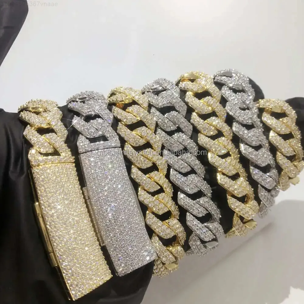 Hip Hop Ins Necklace 925 Silver 15mm Long Button Diamond Cuban Chain Full Set Mosonite Necklace Jewelry Wholesale
Hip Hop Ins Necklace 925 Silver 15mm Long Button Diamond Cuban Chain Full Set Mosonite Necklace Jewelry Wholesale