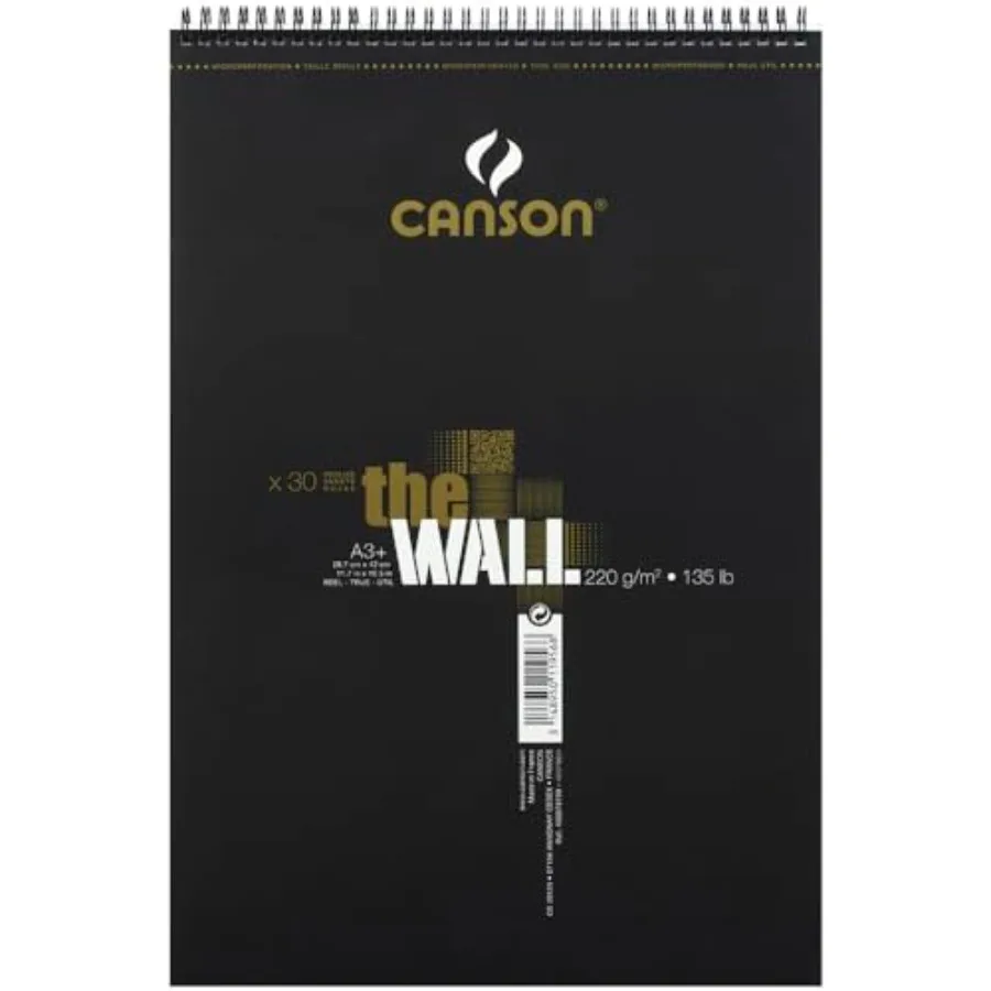 Блокнот для рисования The Wall Marker, 200 г/м², бумага особо гладкая, спиральный переплет, короткий боковой шов, 30 белых листов, идеально подходит для профессиональных художников и иллюстраторов
Блокнот для рисования The Wall Marker, 200 г/м², бумага особо гладкая, спиральный переплет, короткий боковой шов, 30 белых листов, идеально подходит для профессиональных художников и иллюстраторов