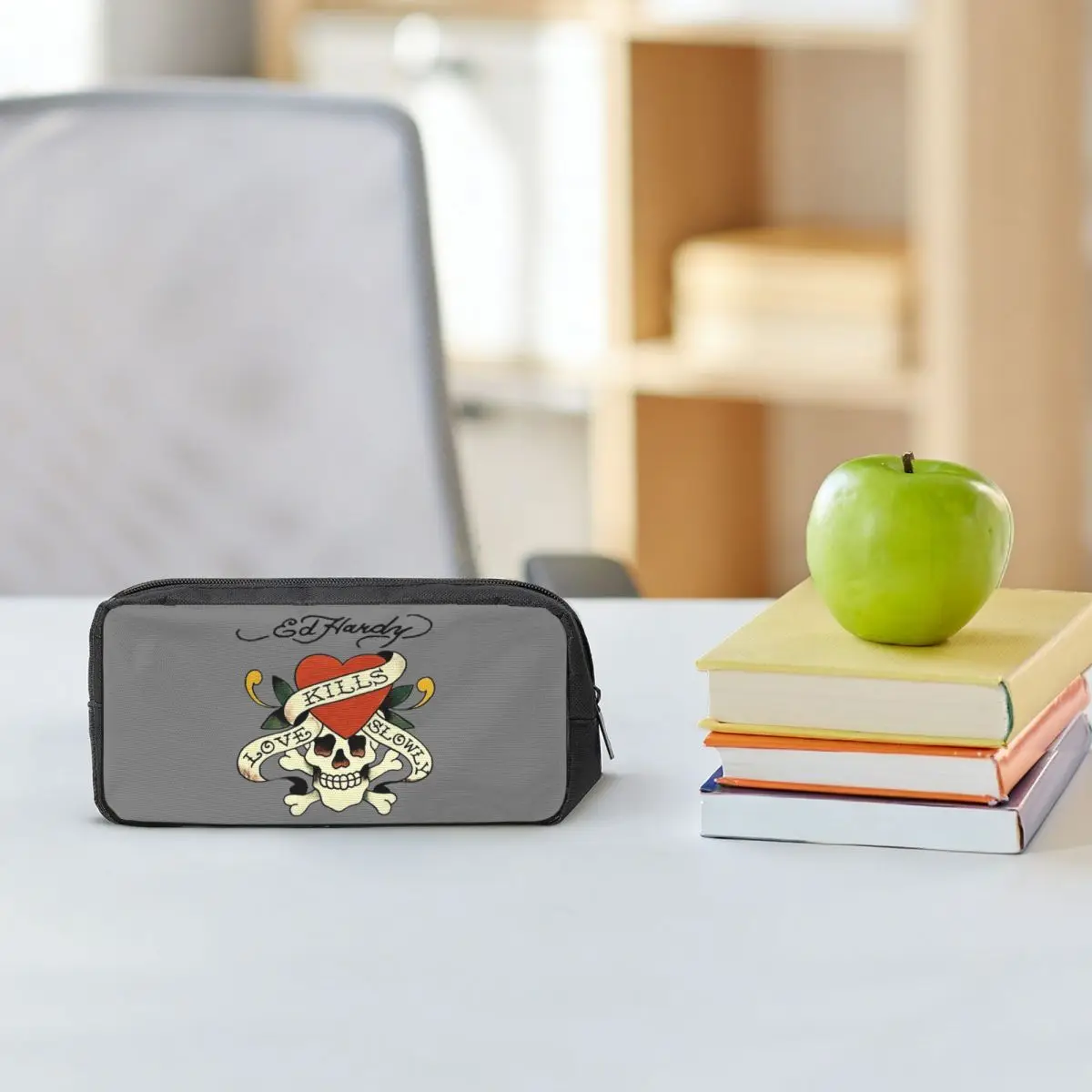 Ed Hardy Love Kills Slowly Pencil Cases for Student School Pen Box Pencil Bag Large Storage Pencil Pouch Pen Holder
Ed Hardy Love Kills Slowly Pencil Cases for Student School Pen Box Pencil Bag Large Storage Pencil Pouch Pen Holder
