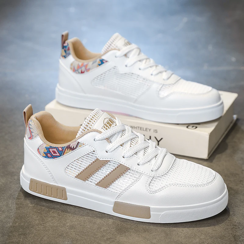 Men's Casual Skateboarding Shoes White Shoes Outdoors Leisure Sneakers Breathable Walking Shoes Flat Shoes Chaussure Homme 39-47
Men's Casual Skateboarding Shoes White Shoes Outdoors Leisure Sneakers Breathable Walking Shoes Flat Shoes Chaussure Homme 39-47