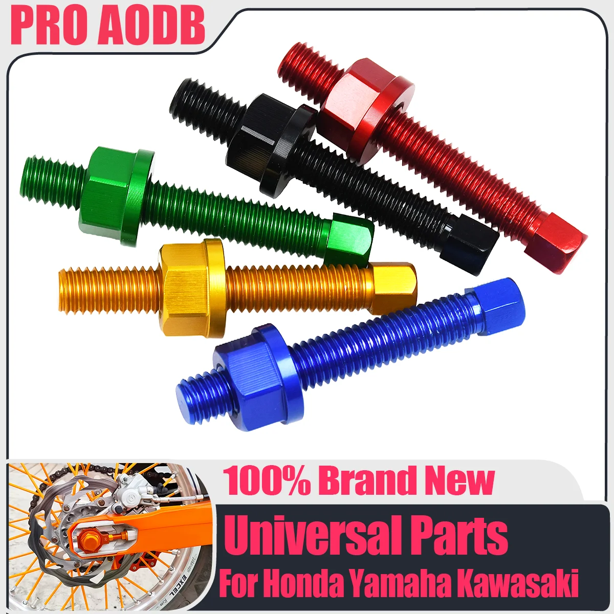 For KAWASAKI Motorcycle Rear Axle Blocks Chain Adjuster Bolt 450 450F X KLX 230 250 450R KL250 KX 85 100 125 250 250(2st) 250F X
For KAWASAKI Motorcycle Rear Axle Blocks Chain Adjuster Bolt 450 450F X KLX 230 250 450R KL250 KX 85 100 125 250 250(2st) 250F X