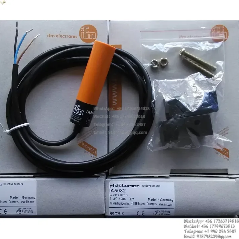 1PC IA5082 New IFM Proximity Switch Inductive M20 10-36VDC PNP NO Sensing Range 10mm With Cable One Year Warranty
1PC IA5082 New IFM Proximity Switch Inductive M20 10-36VDC PNP NO Sensing Range 10mm With Cable One Year Warranty