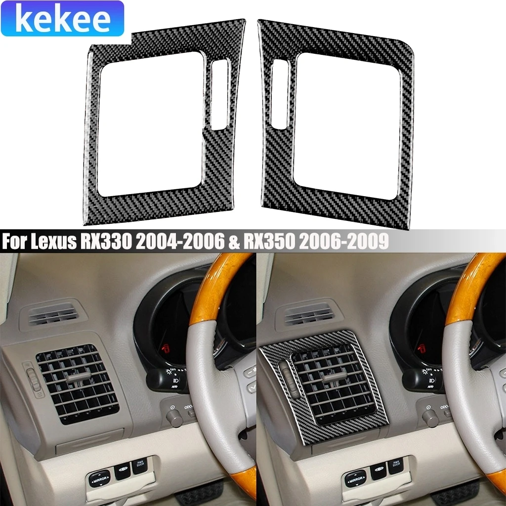 For Lexus RX330 2004-2006 RX350 2006-2009 Carbon Fiber Dashboard Air Vent Air Outlet Interior Car Accessories Cover Sticker Trim
For Lexus RX330 2004-2006 RX350 2006-2009 Carbon Fiber Dashboard Air Vent Air Outlet Interior Car Accessories Cover Sticker Trim