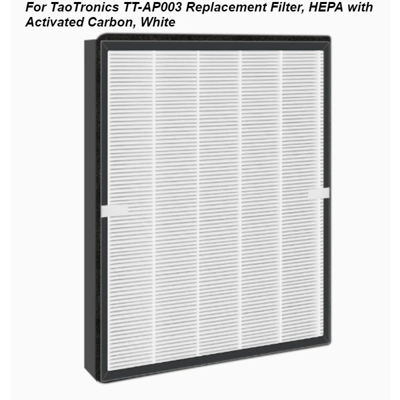 For TaoTronics TT-AP003 Replacement Filter, HEPA with Activated Carbon, White
For TaoTronics TT-AP003 Replacement Filter, HEPA with Activated Carbon, White
