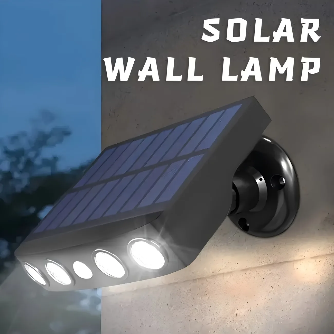 4 LED Solar Powered Motion Sensor Outdoor Wall Lights, 3 Adjustable Lighting Modes IP54 Waterproof Solar Security Lamp for Yard Garden Patio Fence Deck Street
4 LED Solar Powered Motion Sensor Outdoor Wall Lights, 3 Adjustable Lighting Modes IP54 Waterproof Solar Security Lamp for Yard Garden Patio Fence Deck Street