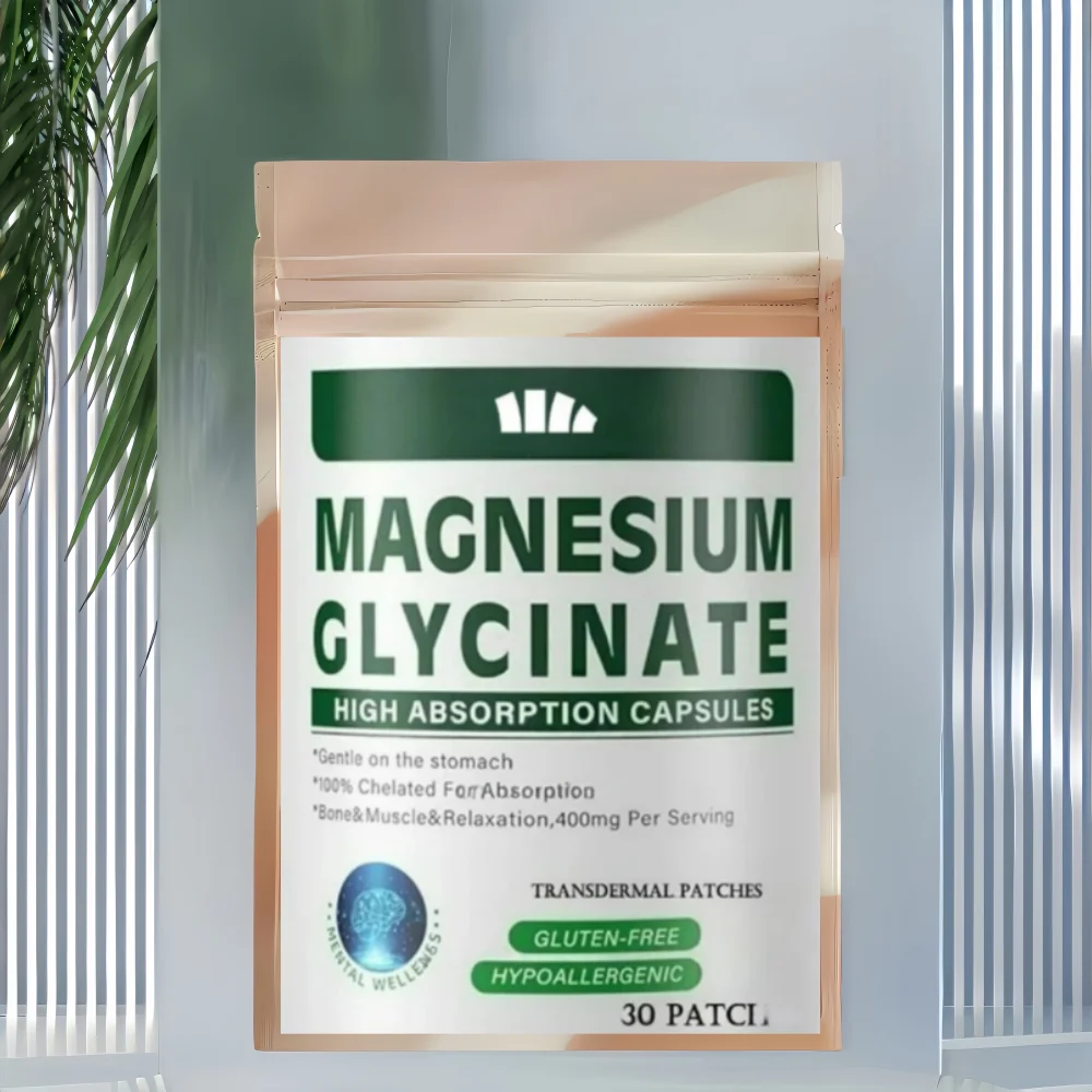 Magnesium Glycinate Transdermal Patches For Stress, Nerves, Sleep, Muscles, Metabolism 30 Patches
Magnesium Glycinate Transdermal Patches For Stress, Nerves, Sleep, Muscles, Metabolism 30 Patches
